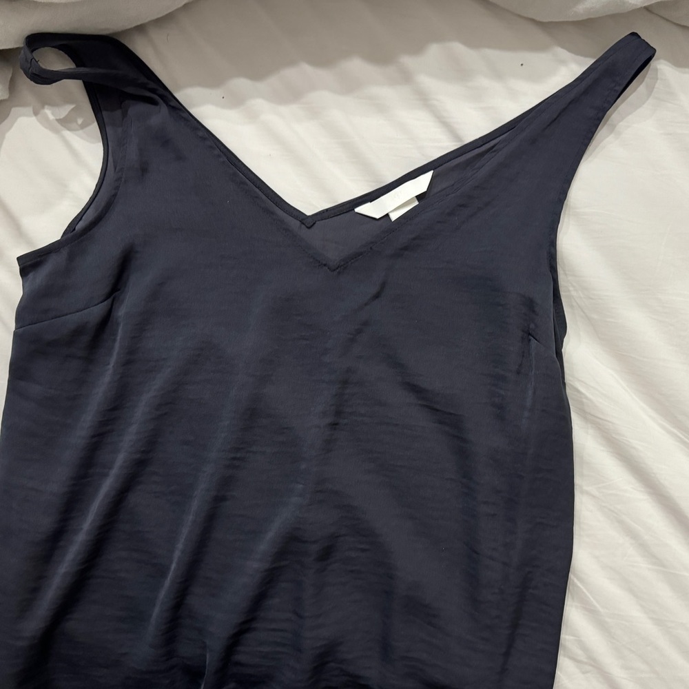 H&M · Satin Double-V Camisole